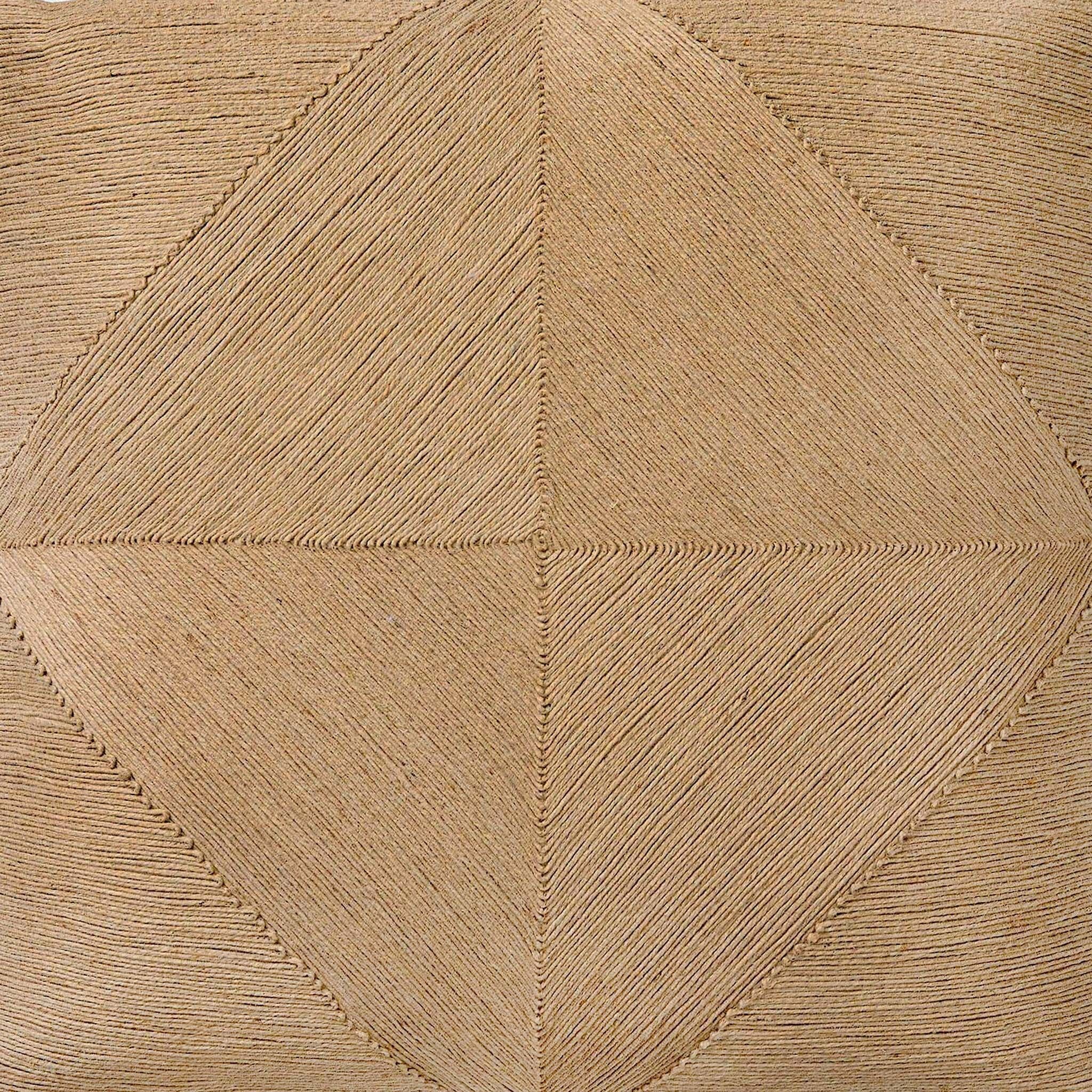 Jute Geo Pillow Cover thumbnail 4