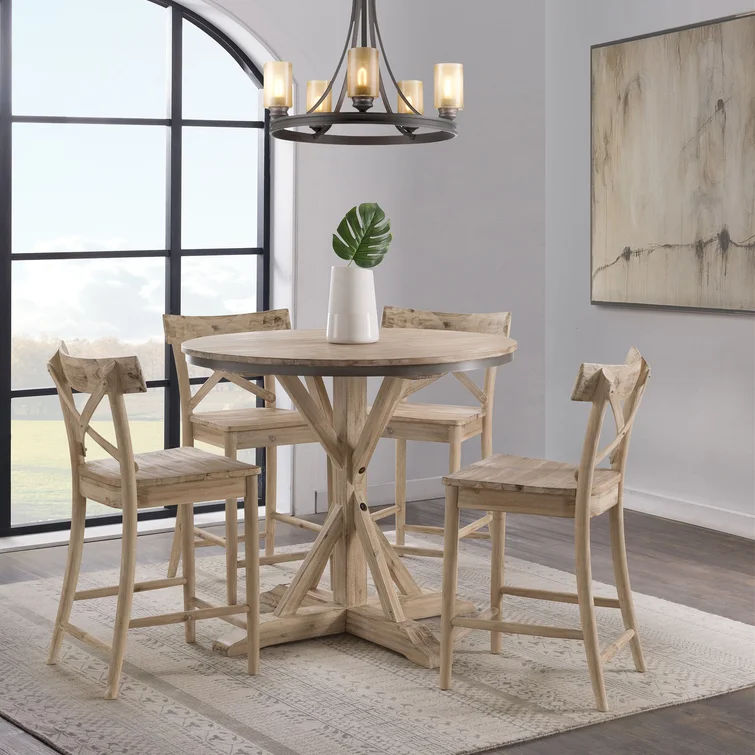 Eugley 42'' Pedestal Dining Table thumbnail 4