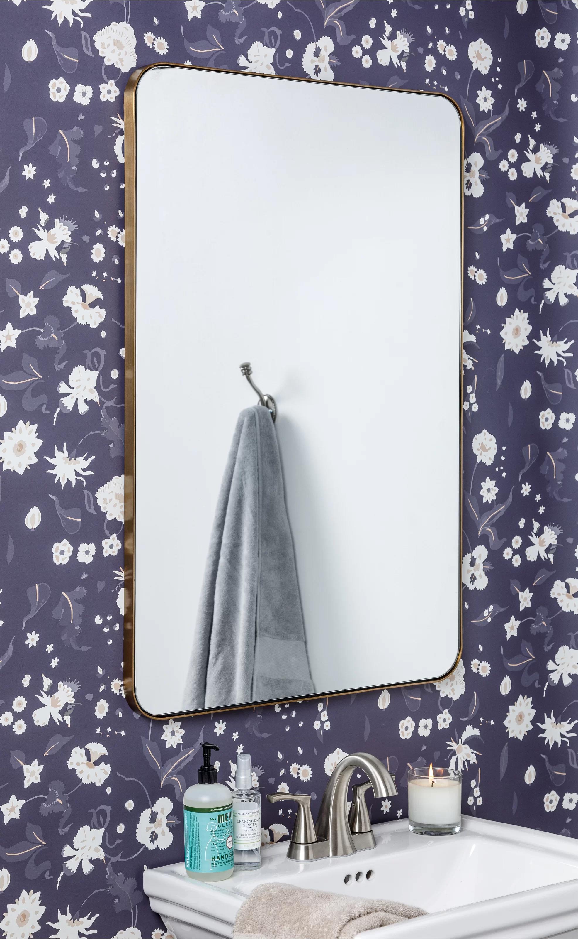 Eaton Rectangle Metal Wall Mirror thumbnail 4