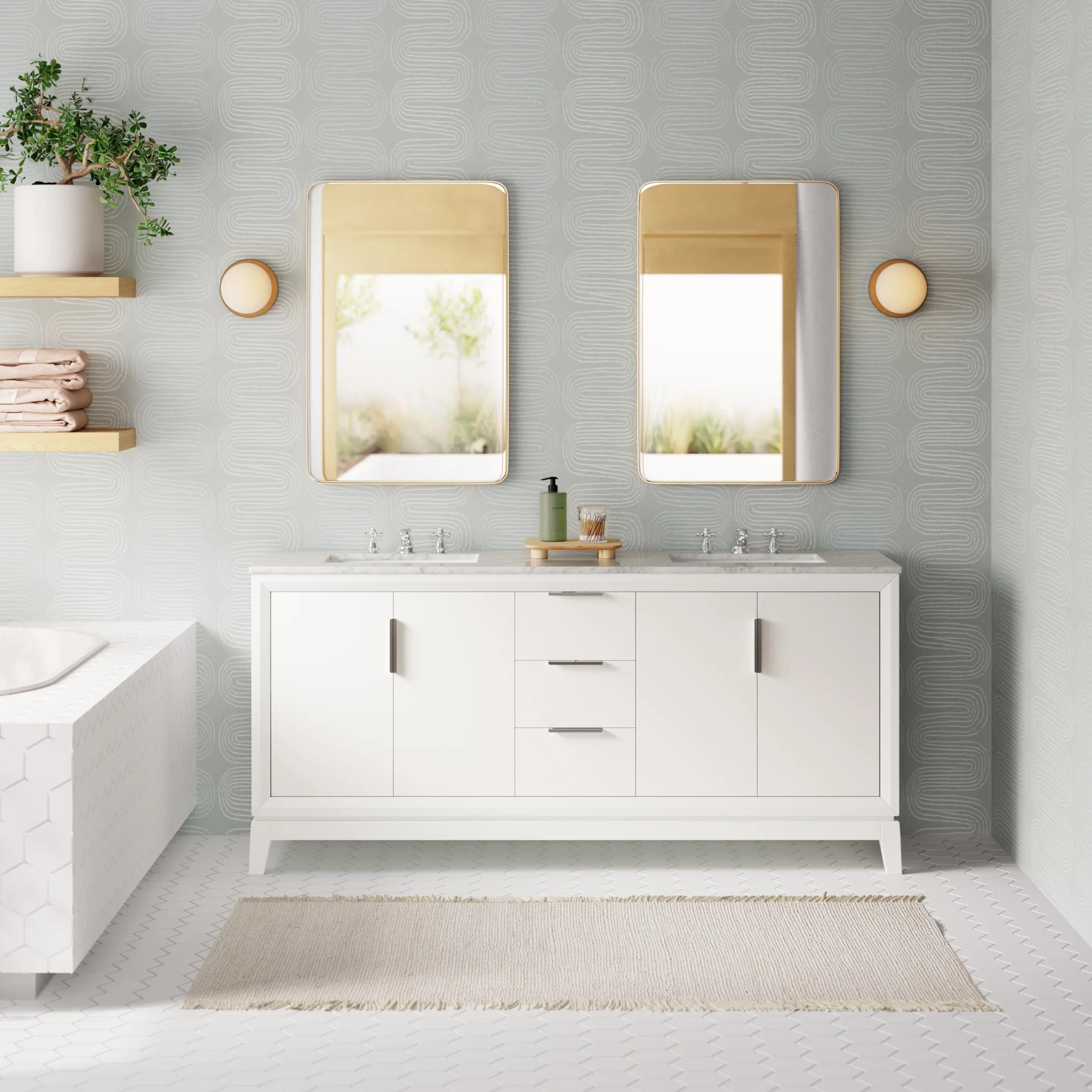 Eaton Rectangle Metal Wall Mirror thumbnail 5