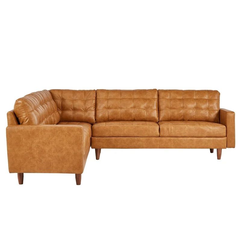 Nikolas 6  Piece Vegan Leather Sectional thumbnail 3