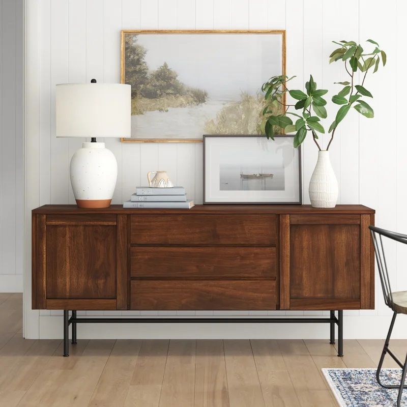 Brooksville Wide 3 Drawer Buffet Table thumbnail 2