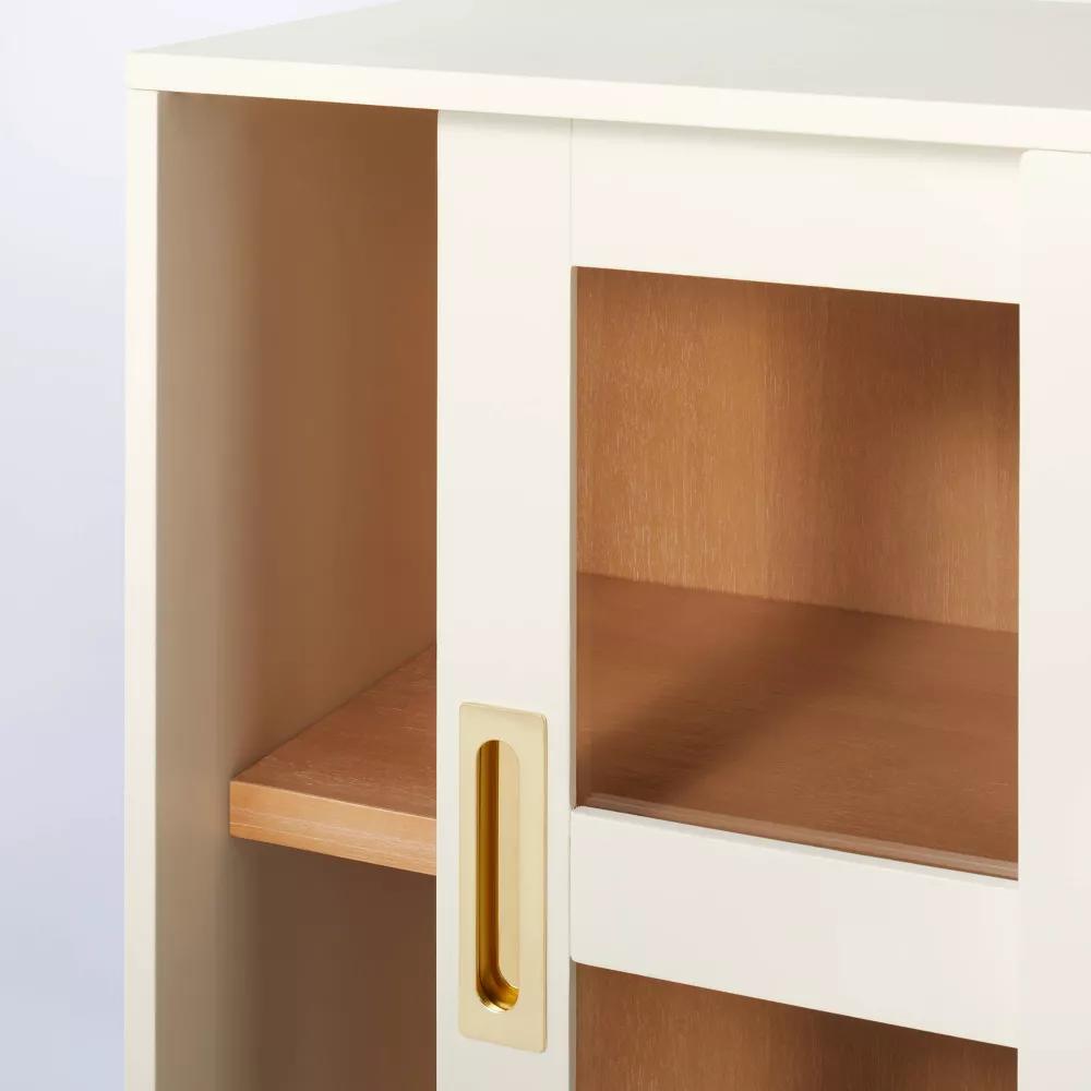 Promontory Sliding Glass 2 Door Cabinet thumbnail 4