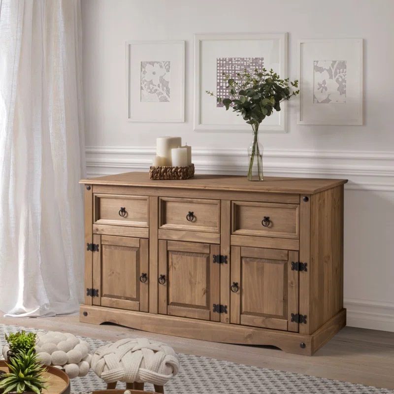 Mehta 49.25'' Solid Wood Sideboard thumbnail 2