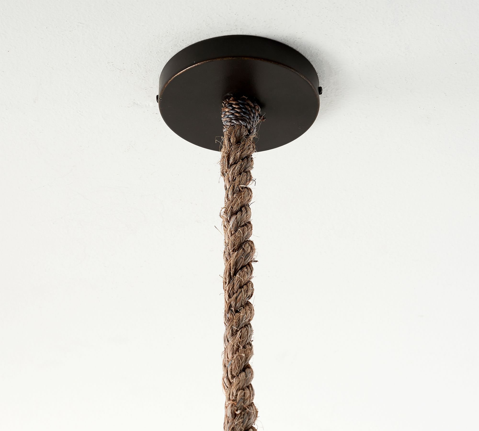 Flora Rattan Pendant (19"-23") thumbnail 4