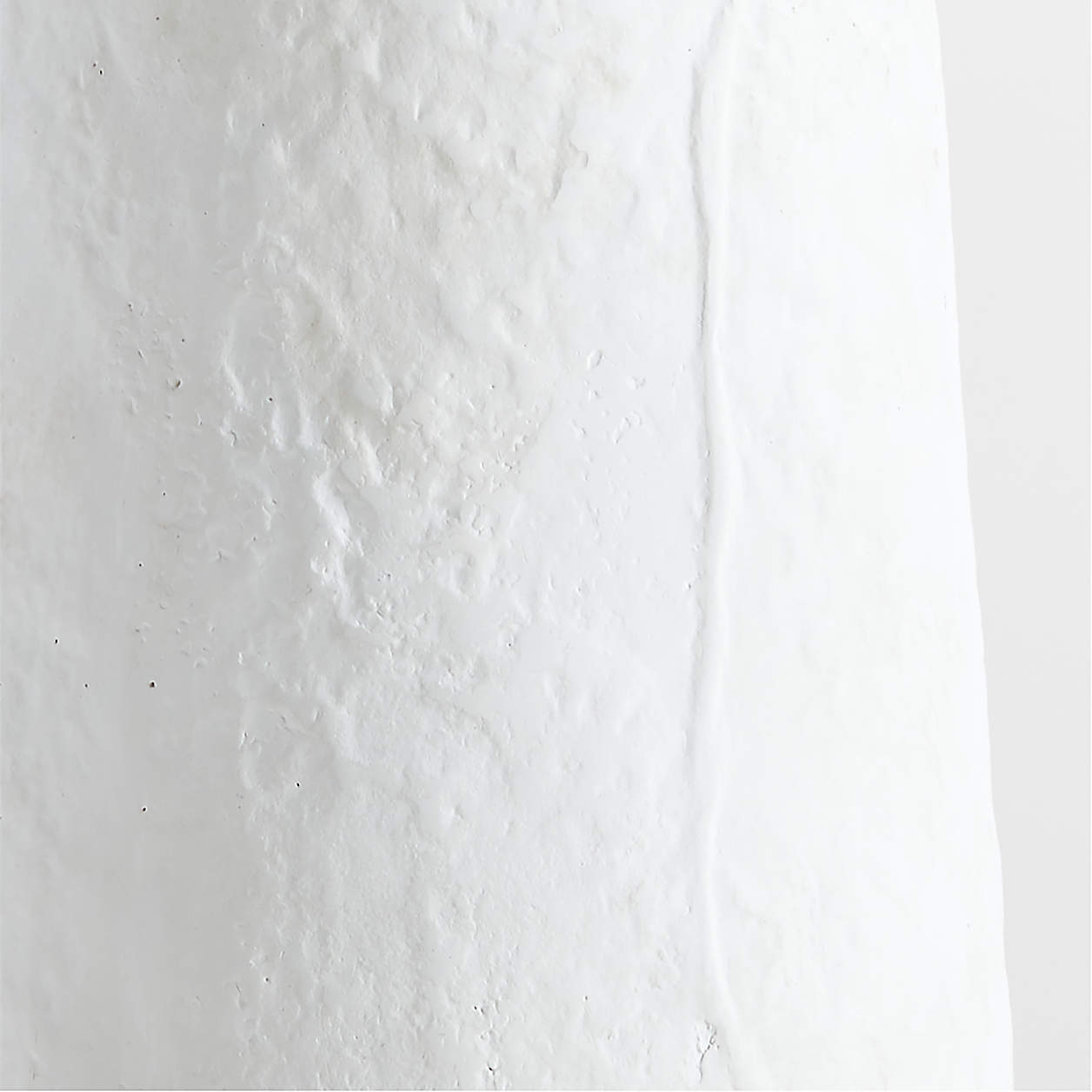 Santorini White Plaster Floor Lamp with Woven Shade thumbnail 5