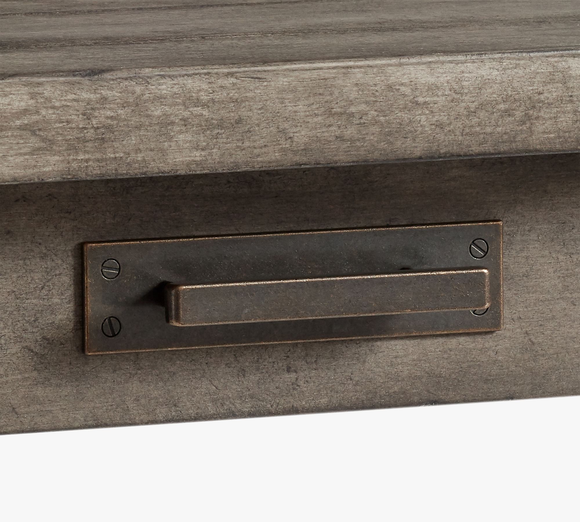Mateo Rustic Desk with Drawer thumbnail 3
