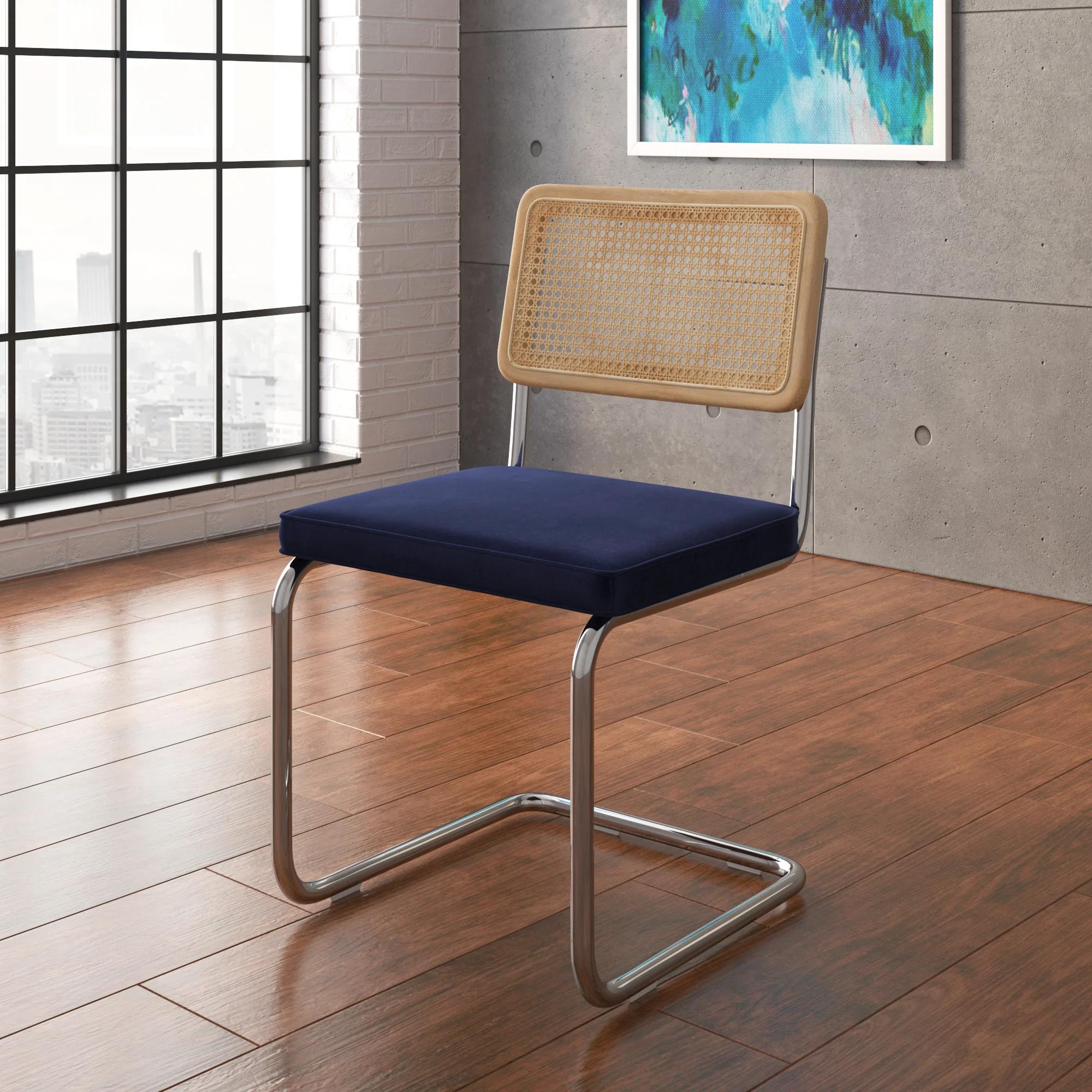 Walsh Velvet Upholstered Side Chair-Set of 2 thumbnail 2