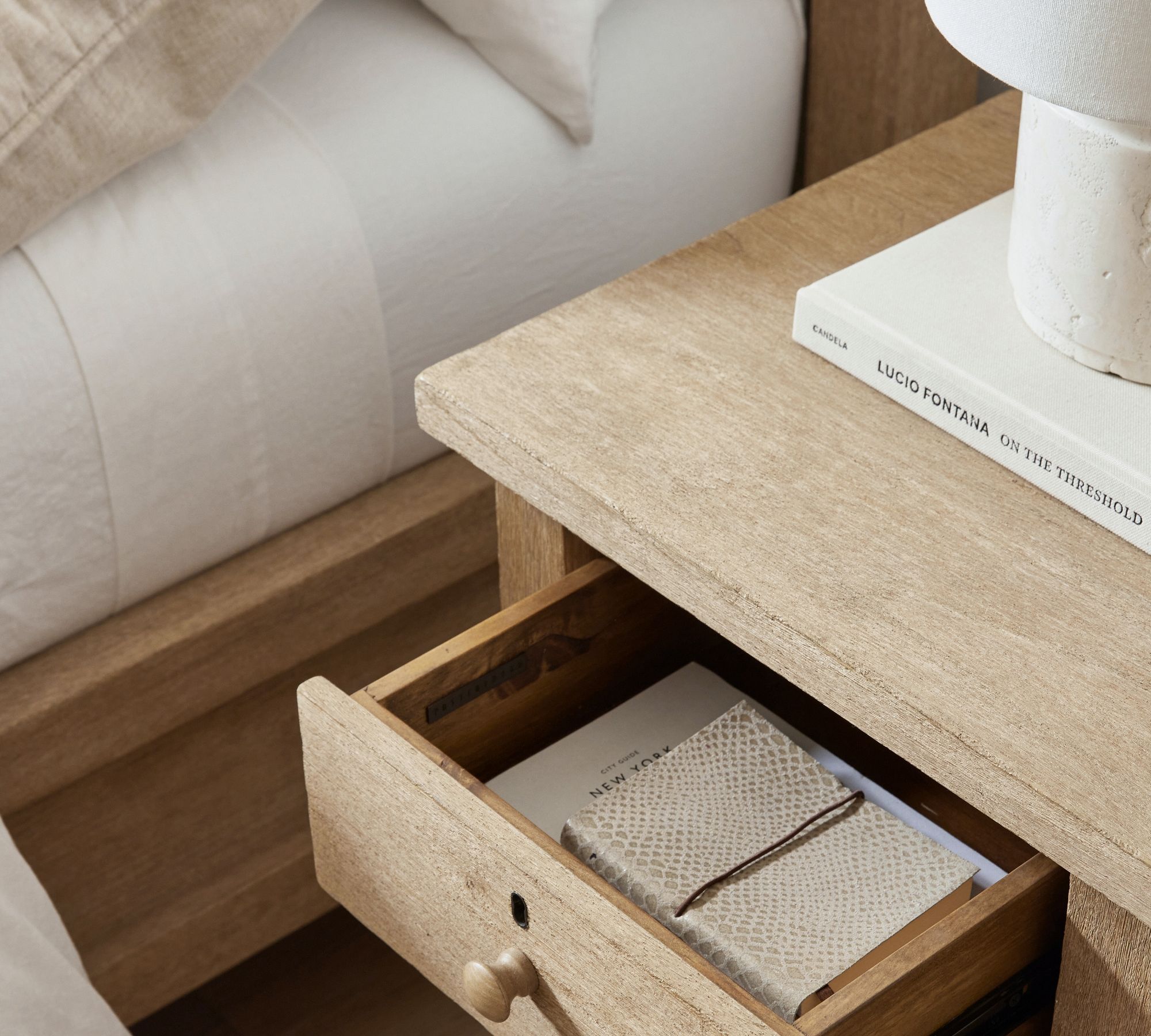 Farmhouse Mini Nightstand (18") thumbnail 7
