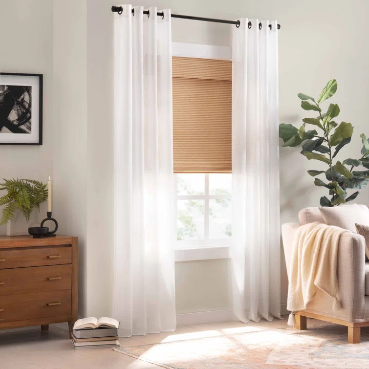 Rayon from Bamboo Cordless Room Darkening Roman Shade thumbnail 3