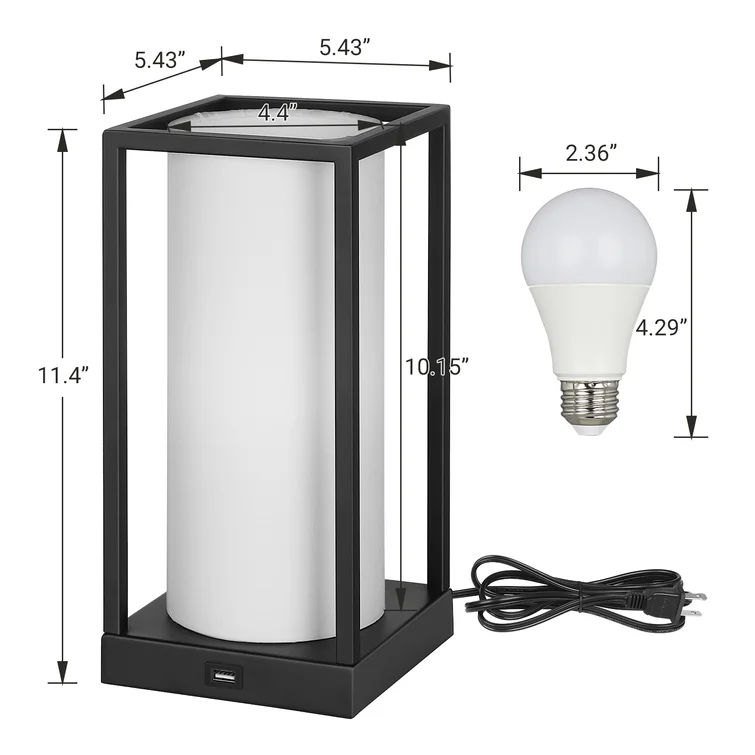 Montego 11.4'' Table Lamp with USB thumbnail 2