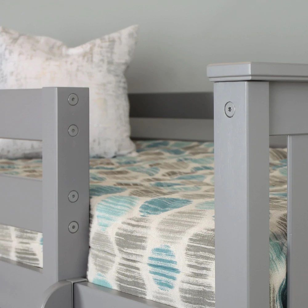 Kids L-Shaped Twin Bunk Bed thumbnail 4