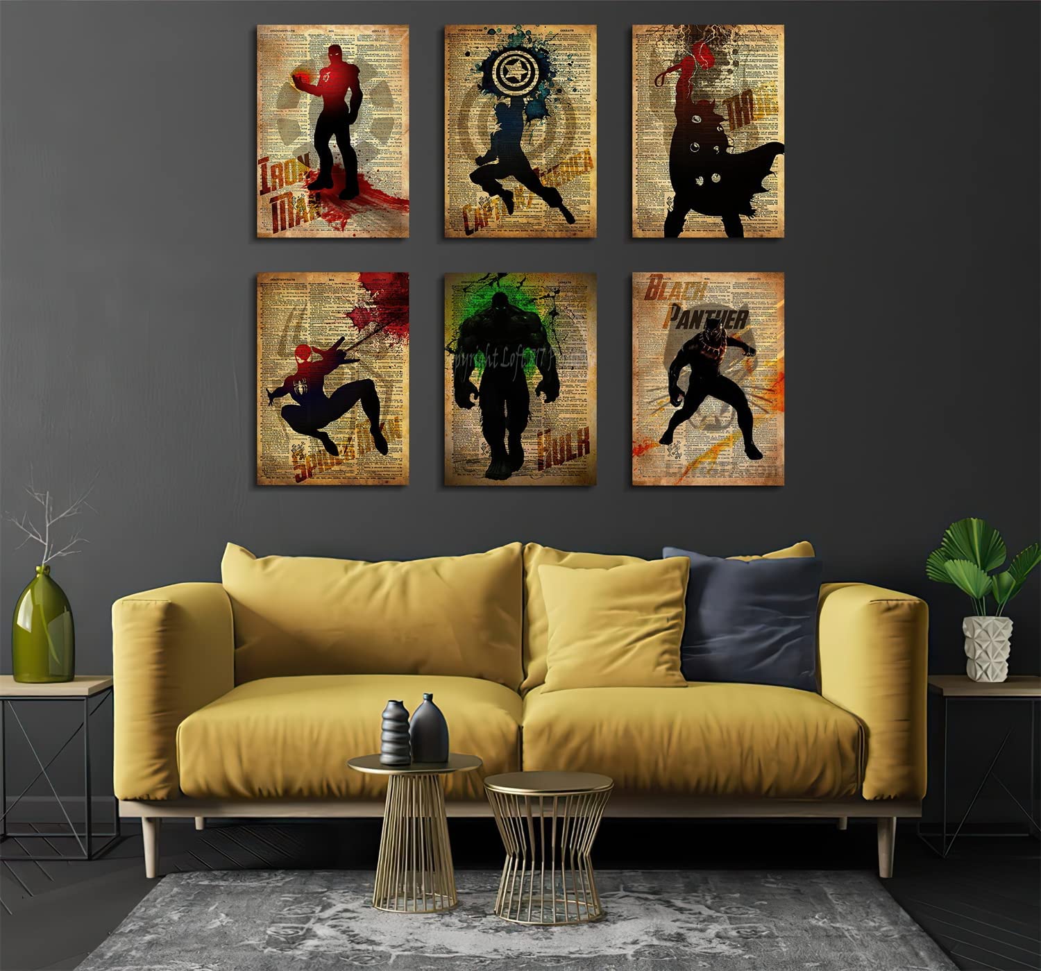 Marvel Posters Avengers Superheros Wall Art thumbnail 2