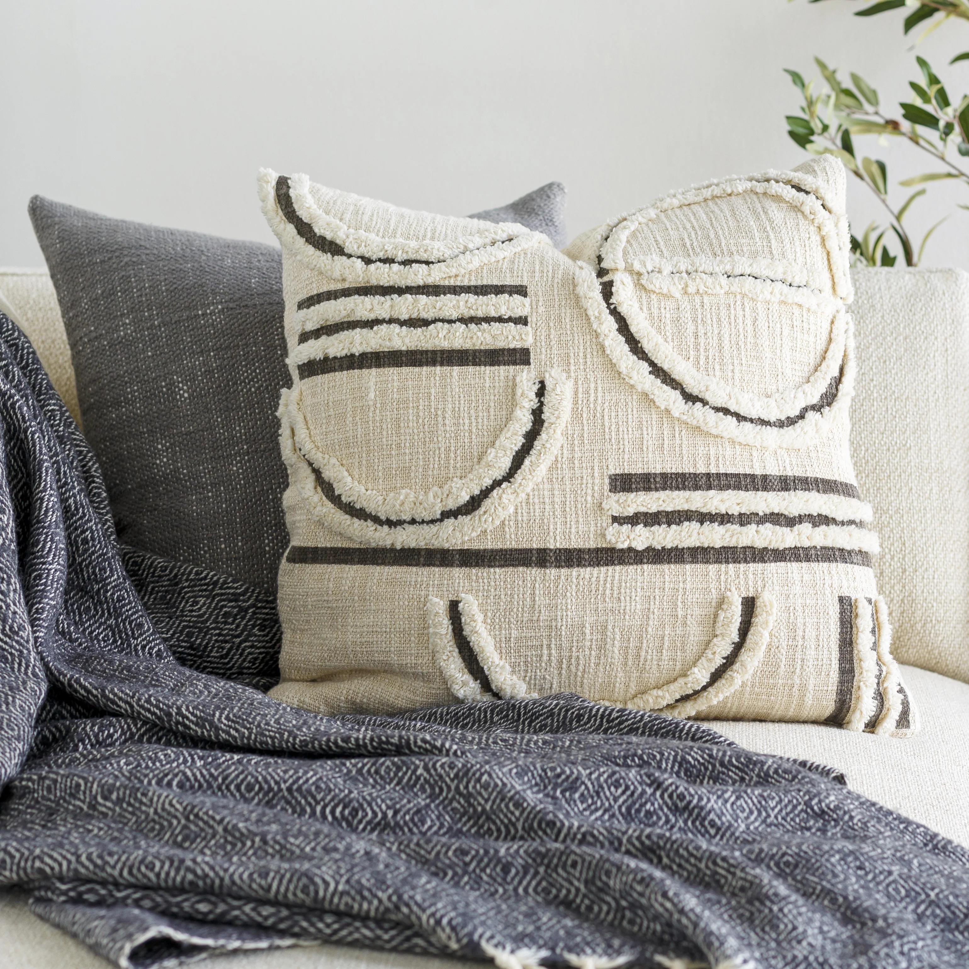 Aleck Throw Pillow with Insert-20"x20" thumbnail 2