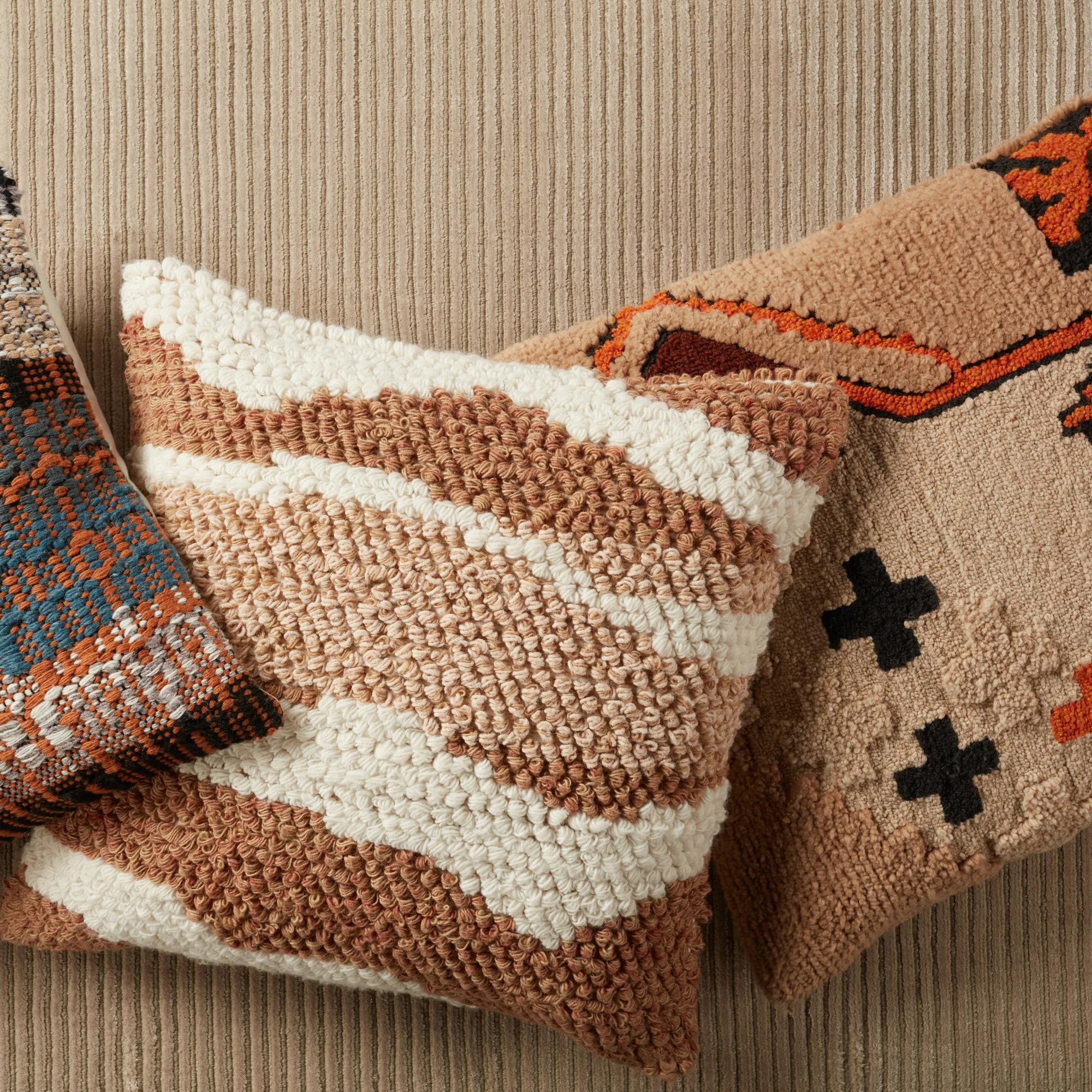 Erica Boucle Throw Pillow without Insert-22"X22" thumbnail 3