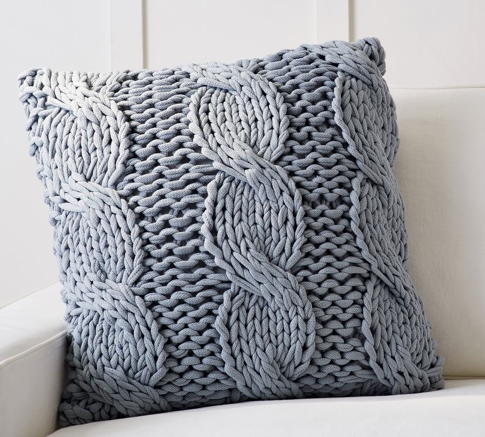 Colossal Handknit Pillow thumbnail 2