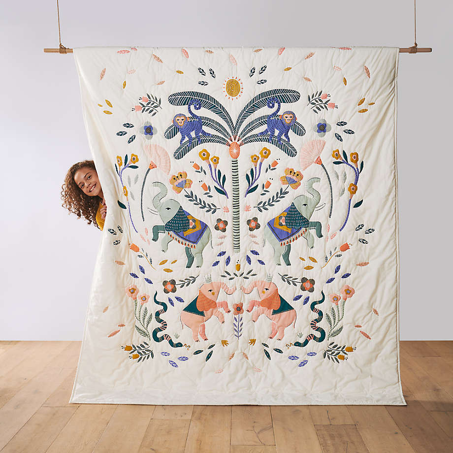 Koshi Kids Organic Wild Animal Full/Queen Quilt thumbnail 2