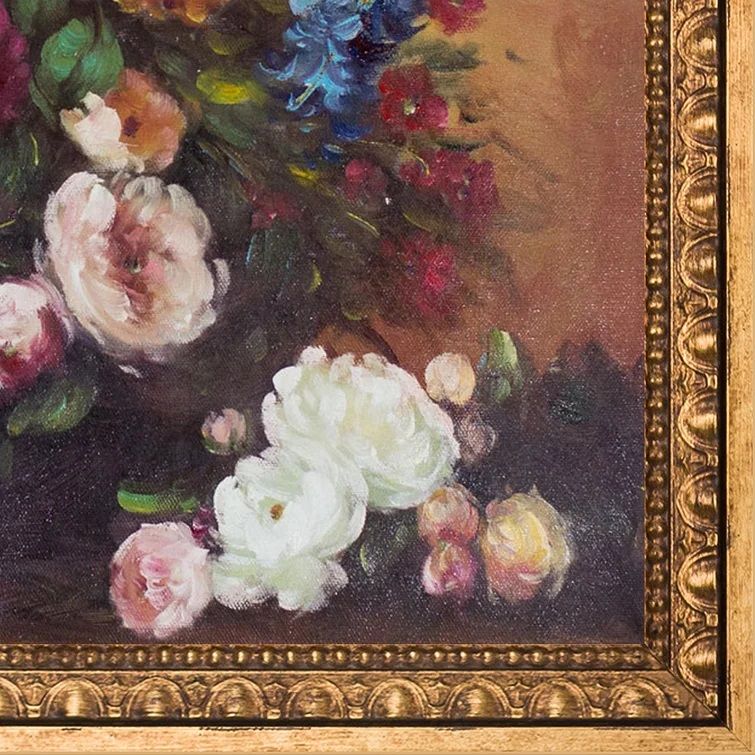 Bouquet Of Diverse Flowers Latour Picture With Frame 34"x24" thumbnail 3
