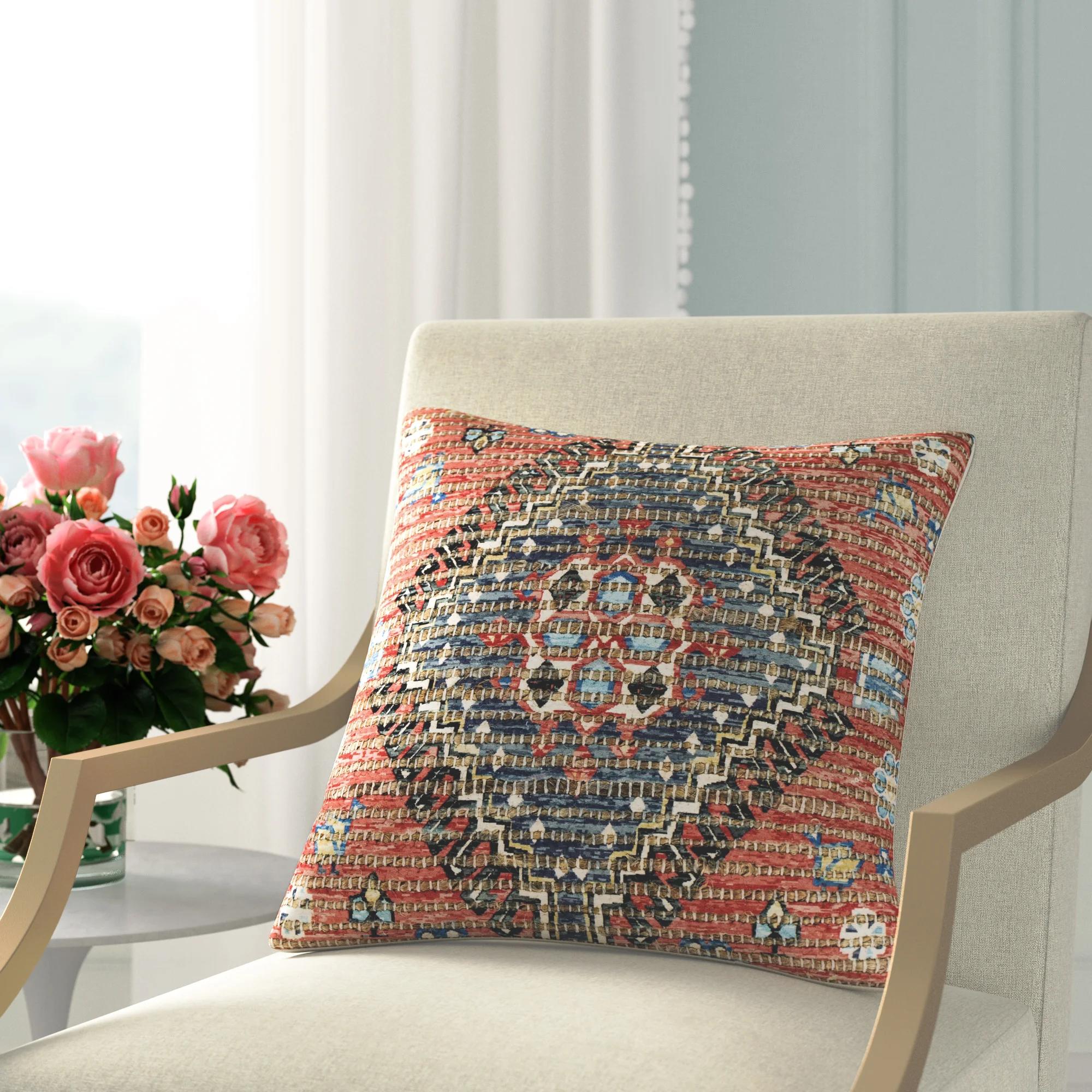 Vince Embroidered Throw Pillow-18"x18" thumbnail 2