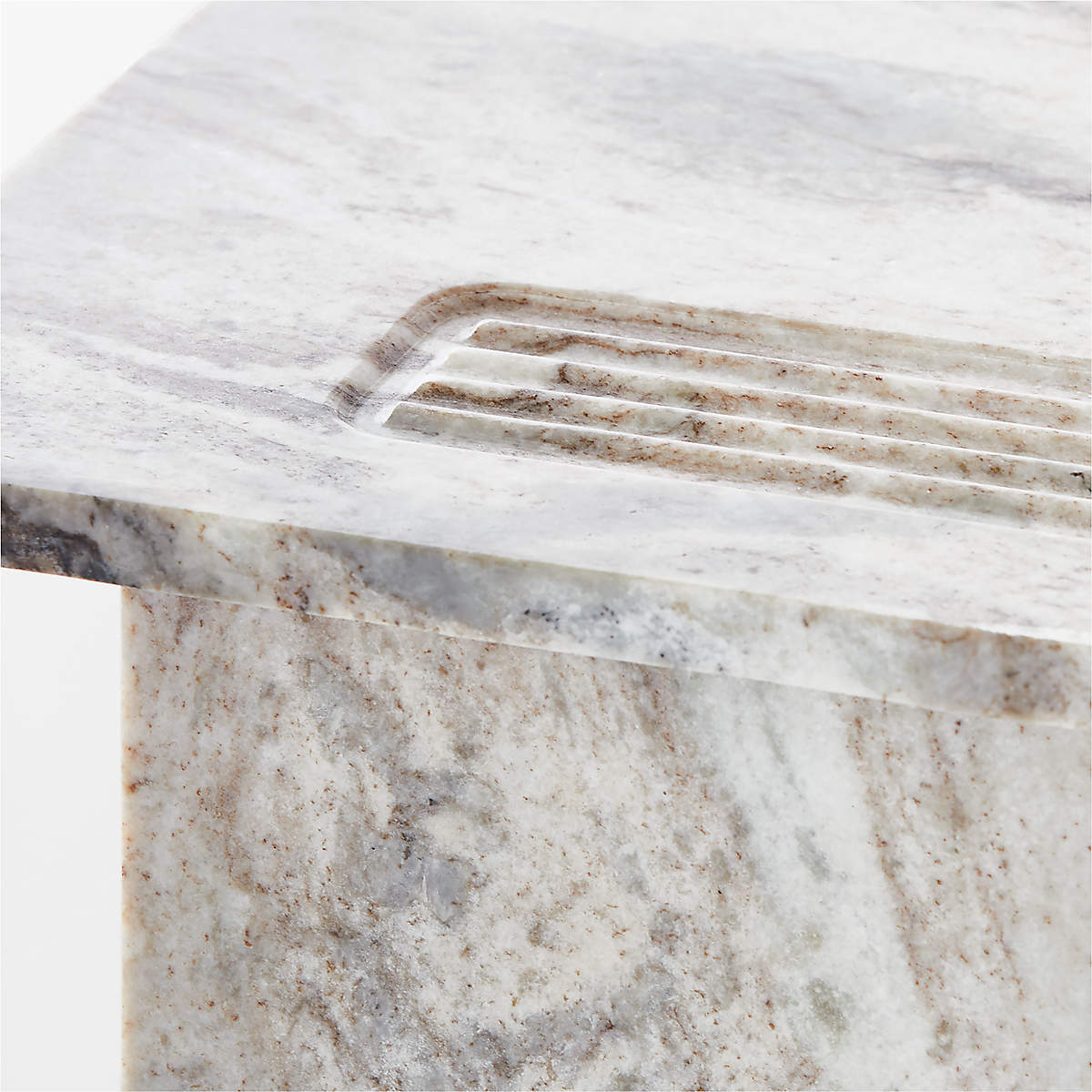 Hera Marble Desk With Shelves thumbnail 5