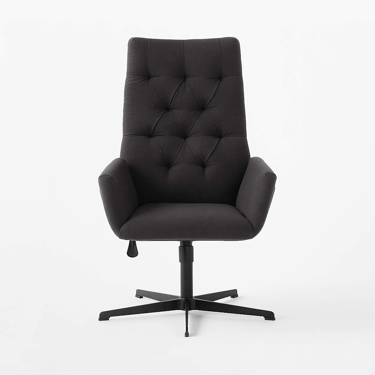 Arzella Charcoal Burl Office Chair thumbnail 3