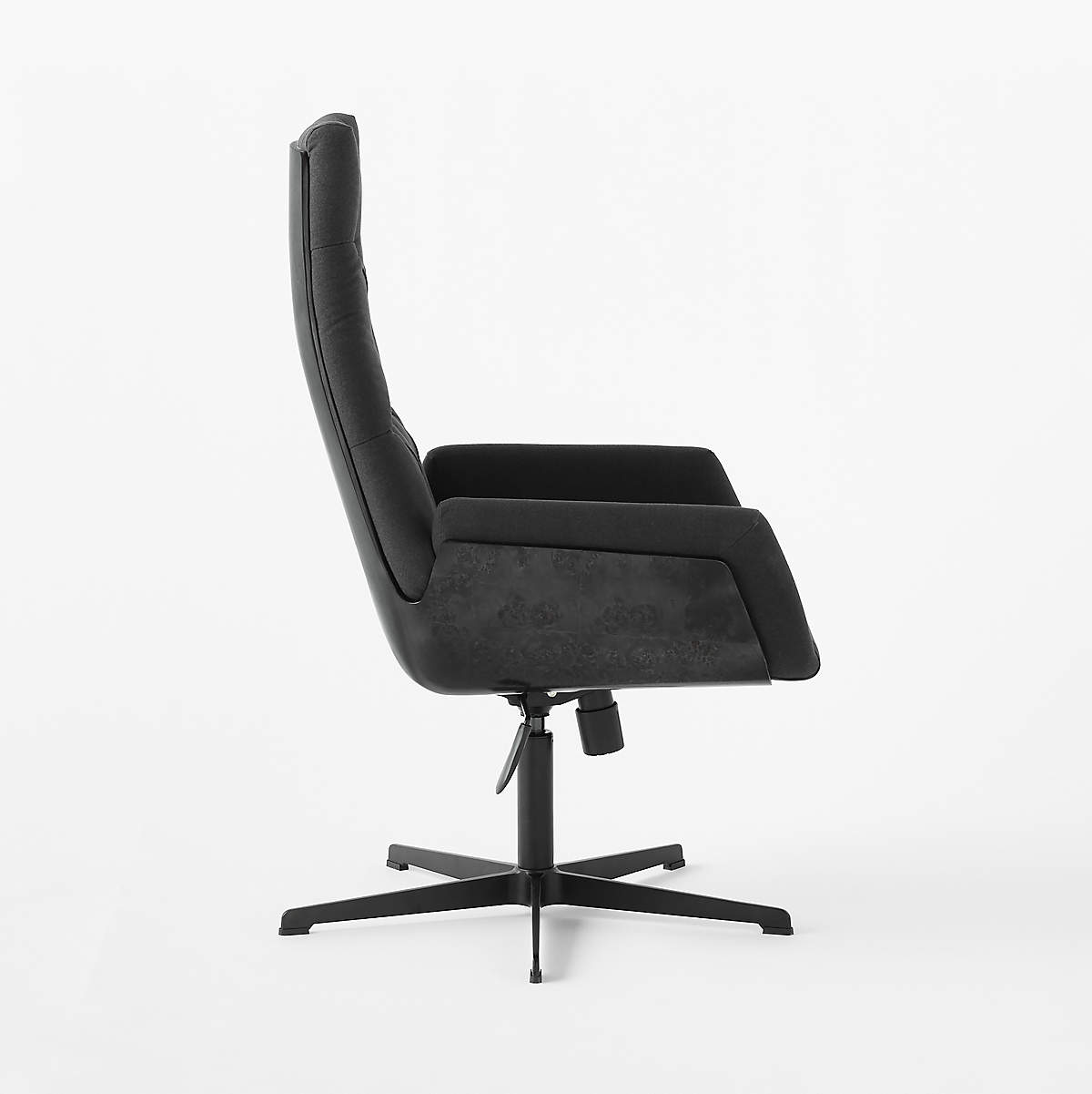 Arzella Charcoal Burl Office Chair thumbnail 4