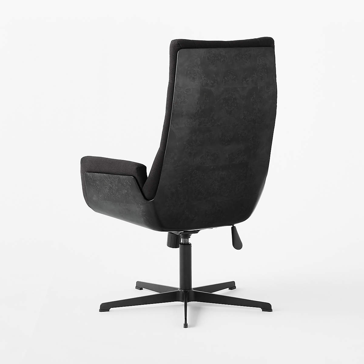 Arzella Charcoal Burl Office Chair thumbnail 5