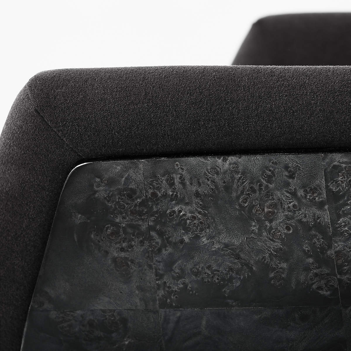 Arzella Charcoal Burl Office Chair thumbnail 6