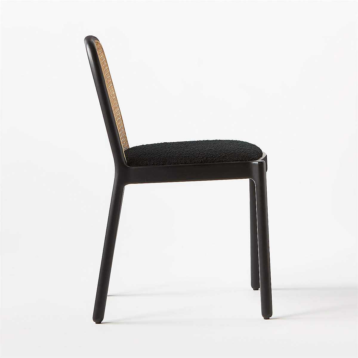 Nadia Black Cane Dining Chair thumbnail 4
