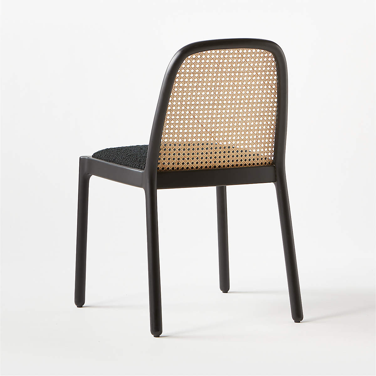 Nadia Black Cane Dining Chair thumbnail 5