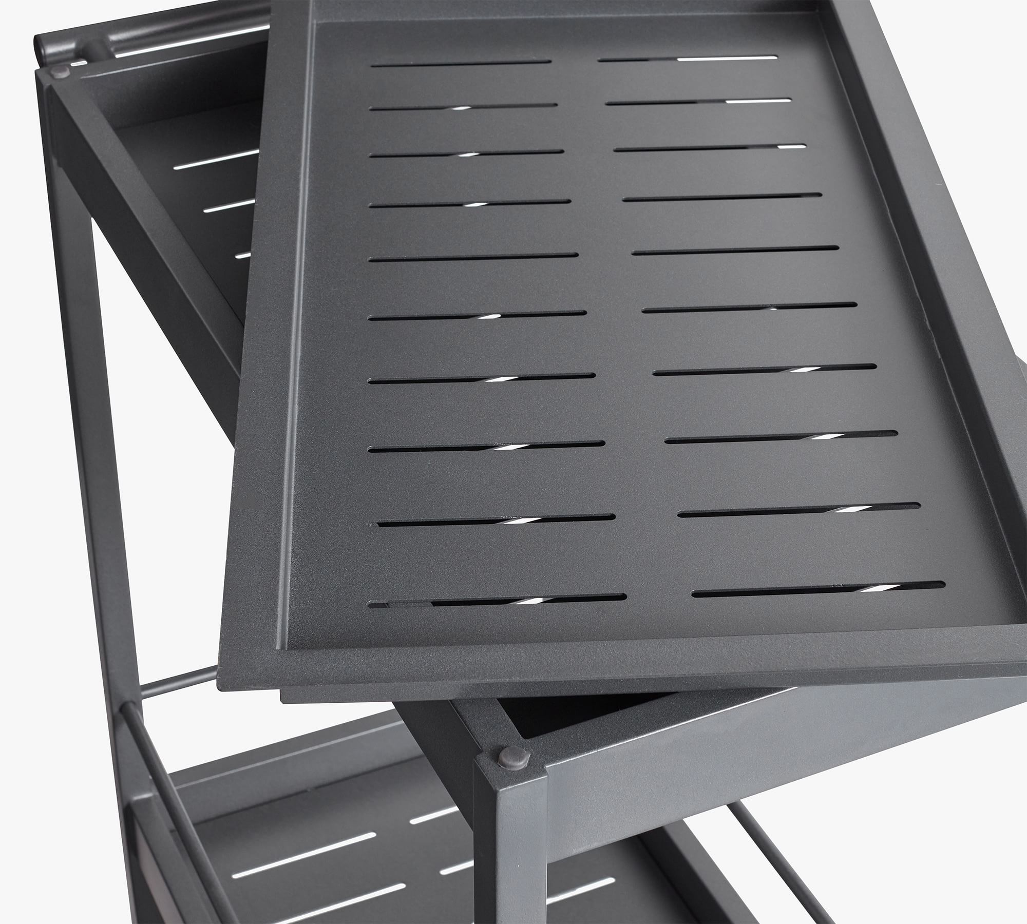 Indio 34 Metal Patio Bar Cart thumbnail 5