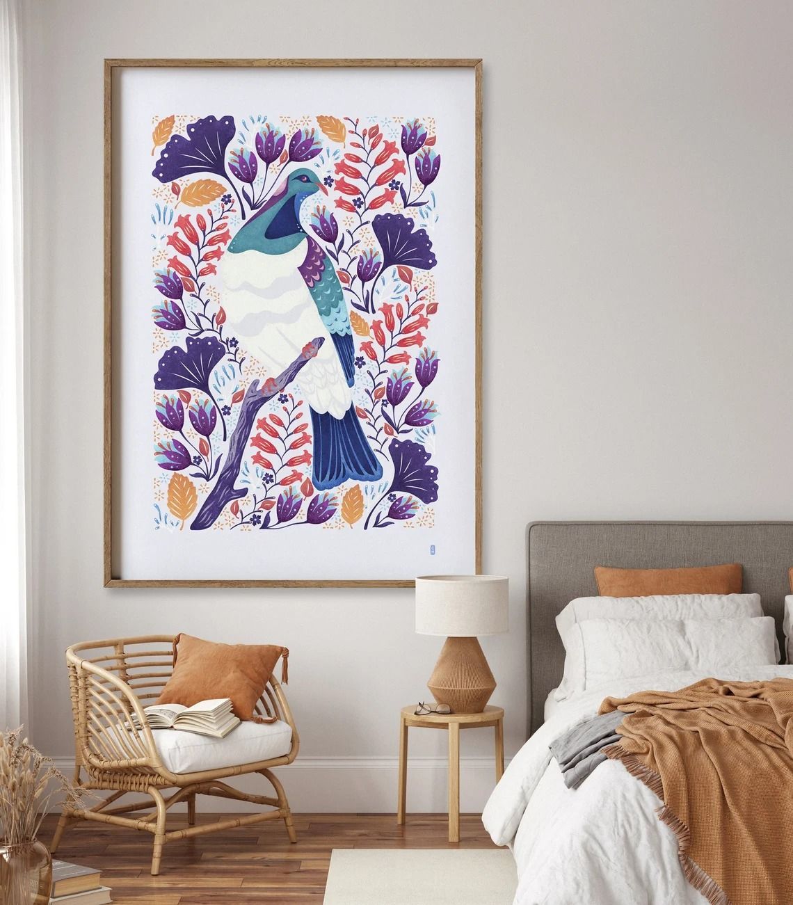 Holy Kereru Art Print Unframed-32"x47" thumbnail 2