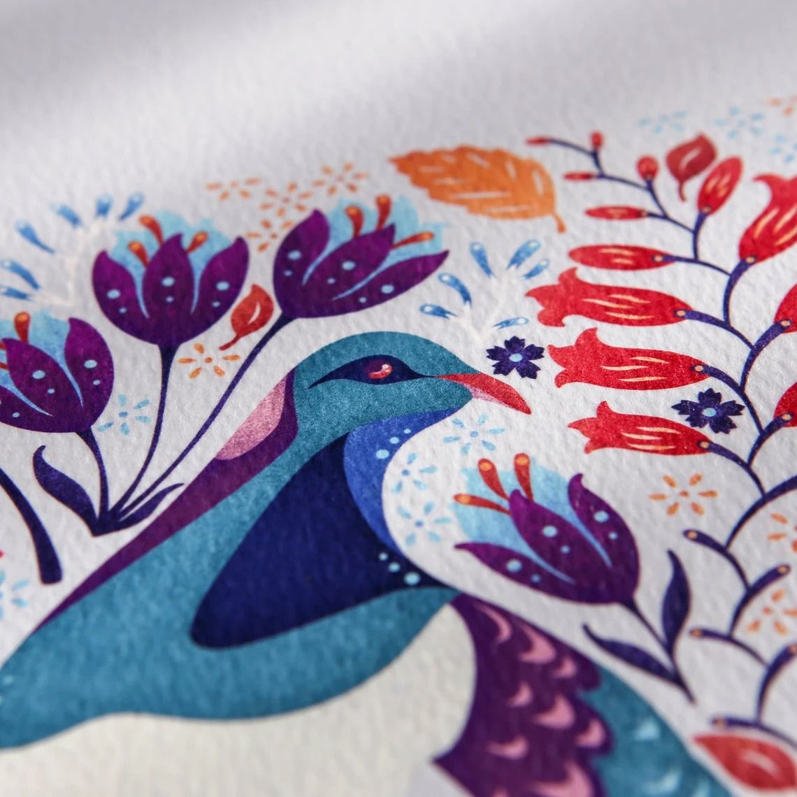 Holy Kereru Art Print Unframed-32"x47" thumbnail 3