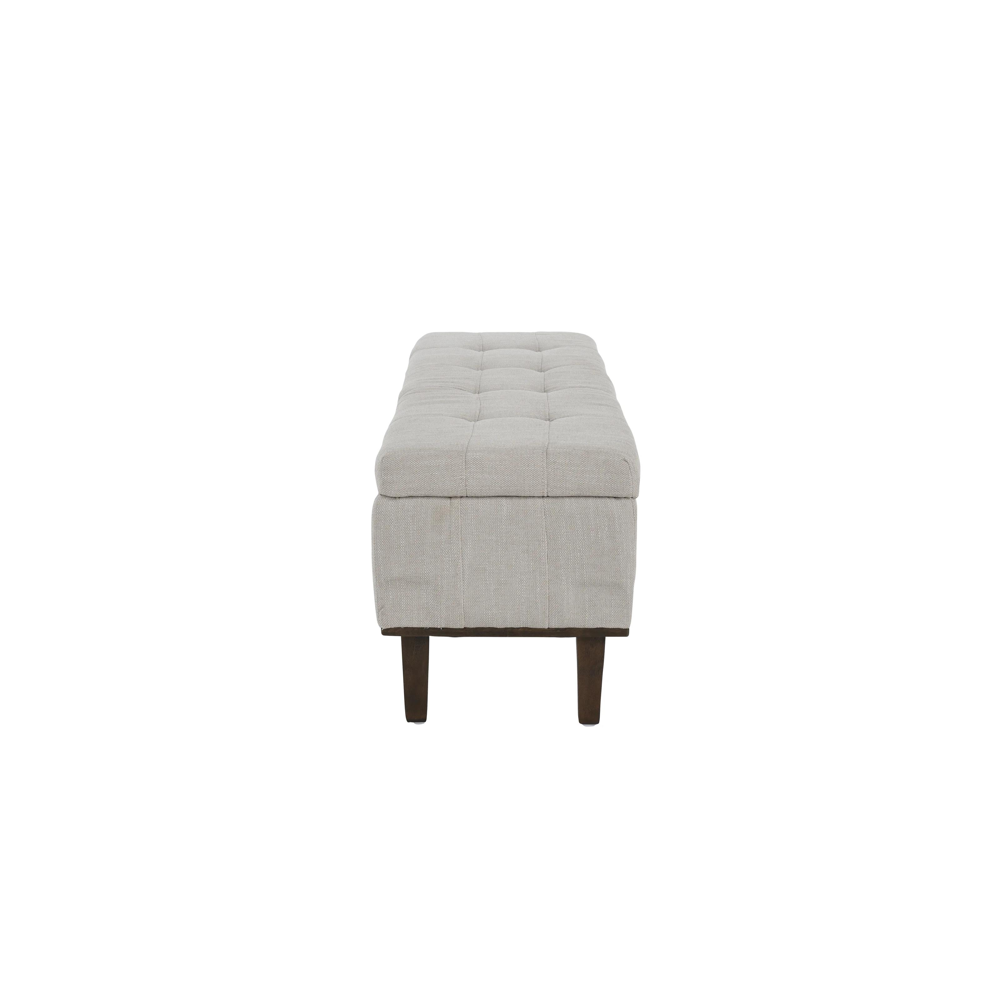 Colter Upholstered Flip Top Storage Bench thumbnail 4