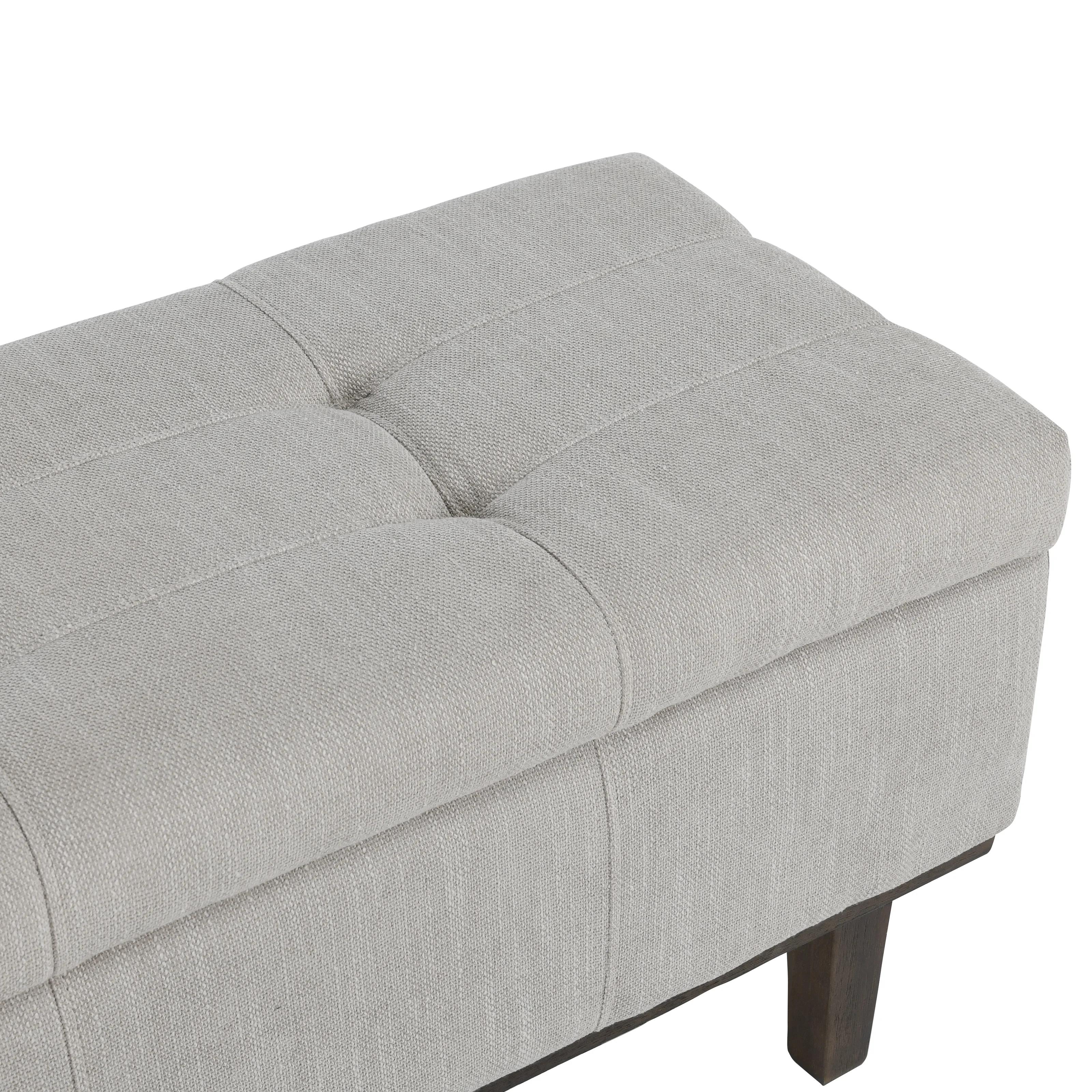 Colter Upholstered Flip Top Storage Bench thumbnail 6