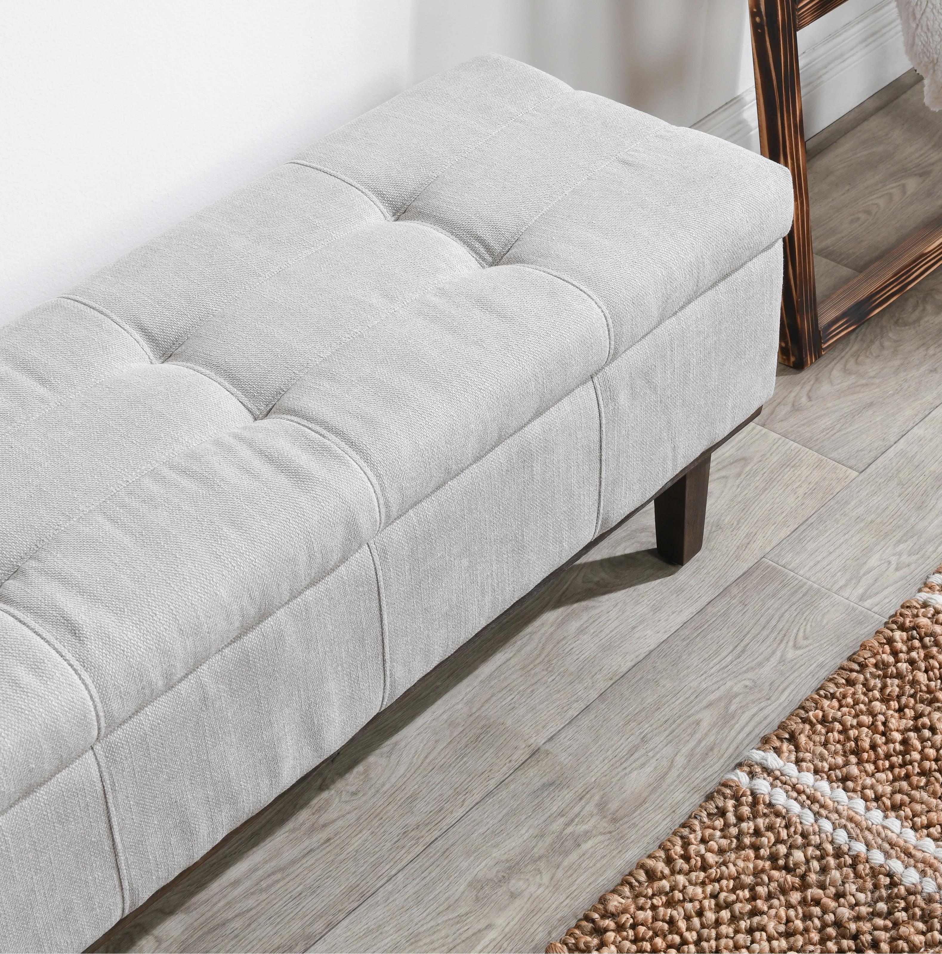 Colter Upholstered Flip Top Storage Bench thumbnail 8