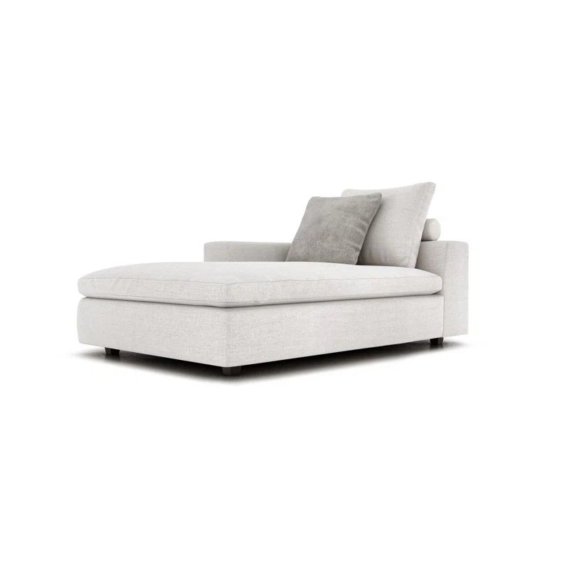 Lucerne Modular Left-Facing Chaise in Ashen Fabric thumbnail 2