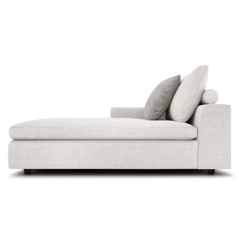 Lucerne Modular Left-Facing Chaise in Ashen Fabric thumbnail 4
