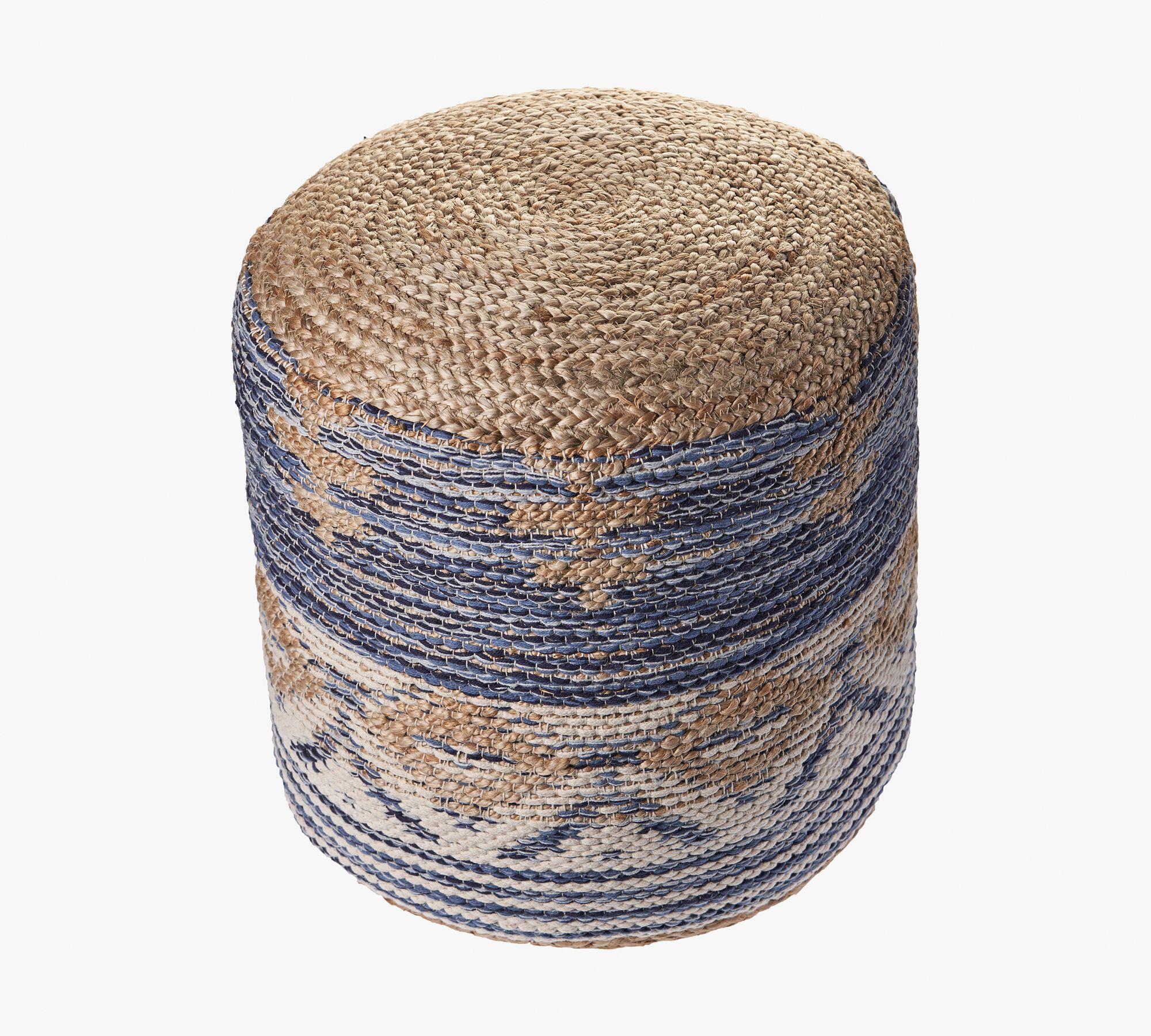 Azul Woven Jute Pouf thumbnail 3