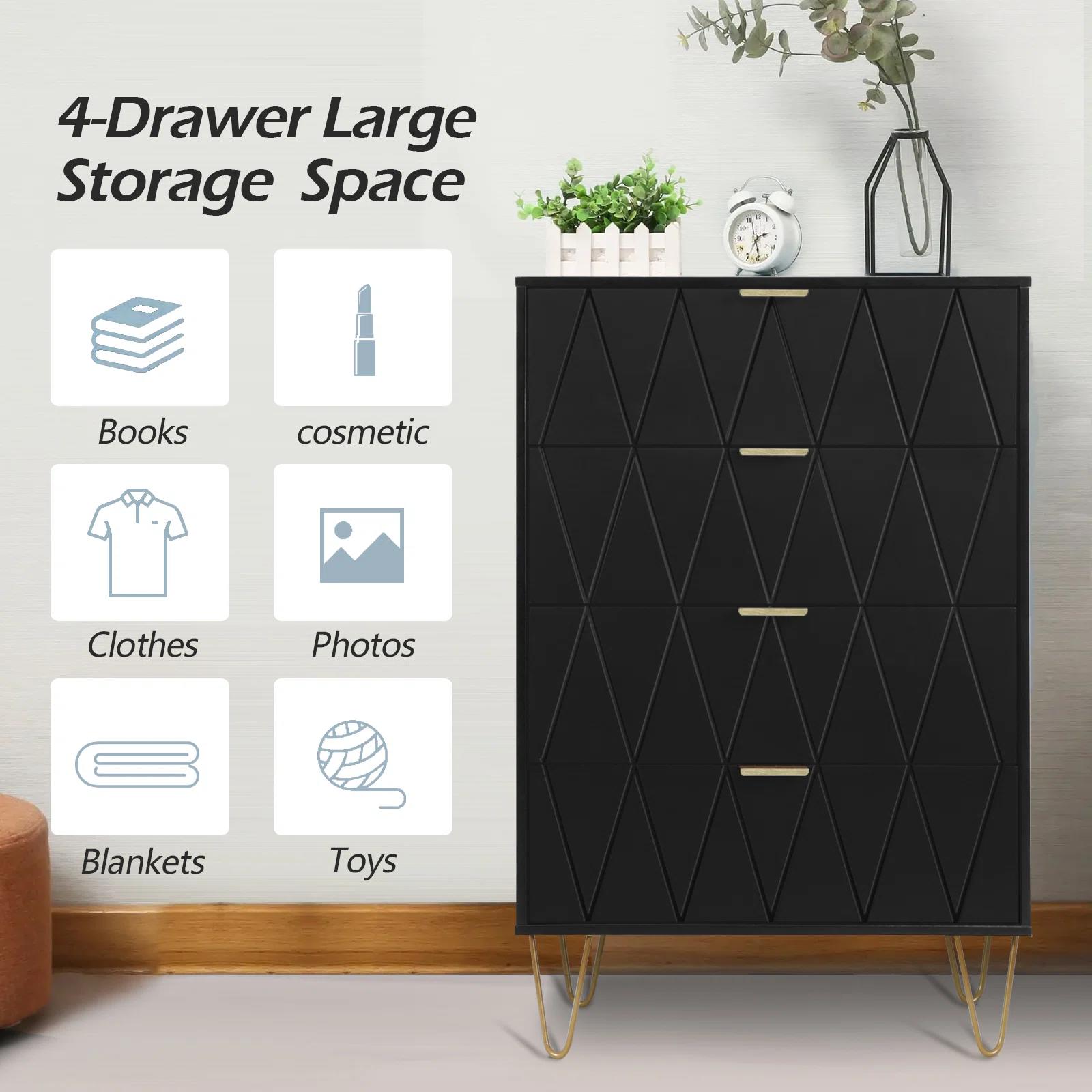 Aadhyareddy 4 Drawer Chest thumbnail 4