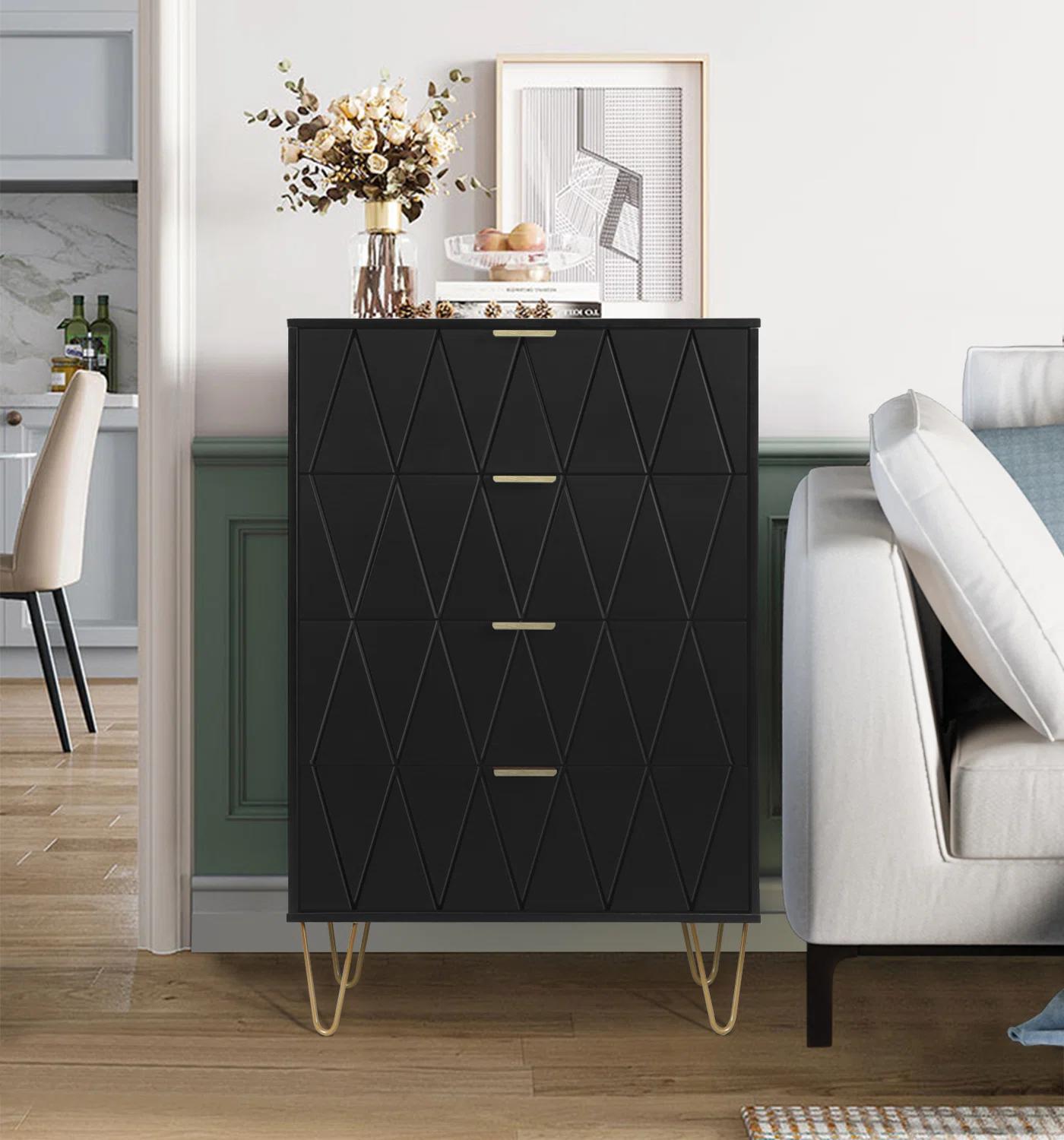 Aadhyareddy 4 Drawer Chest thumbnail 5