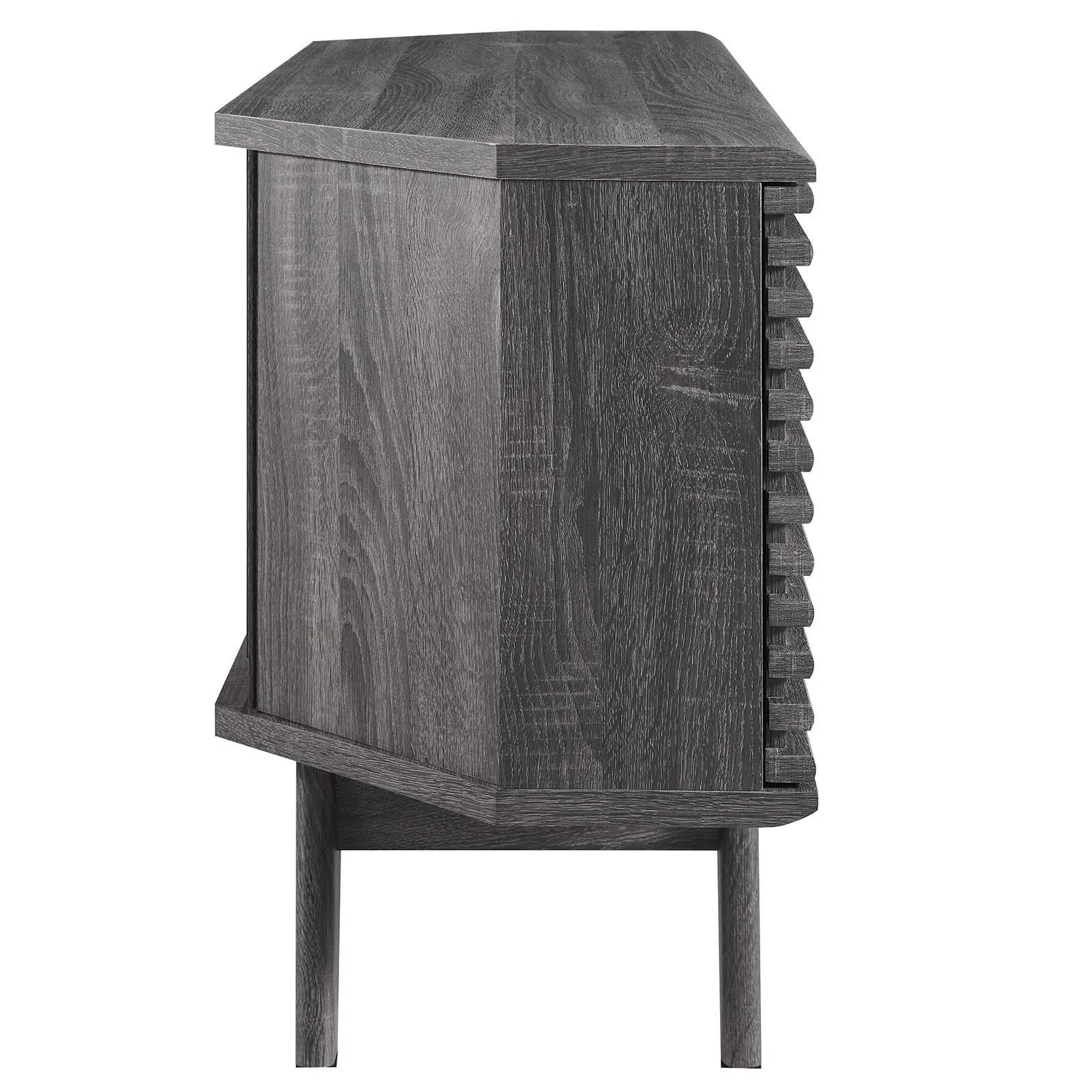 Asine Corner TV Stand In Charcoal thumbnail 4