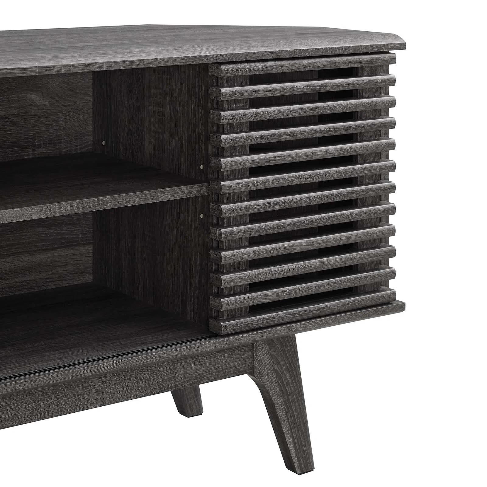 Asine Corner TV Stand In Charcoal thumbnail 7