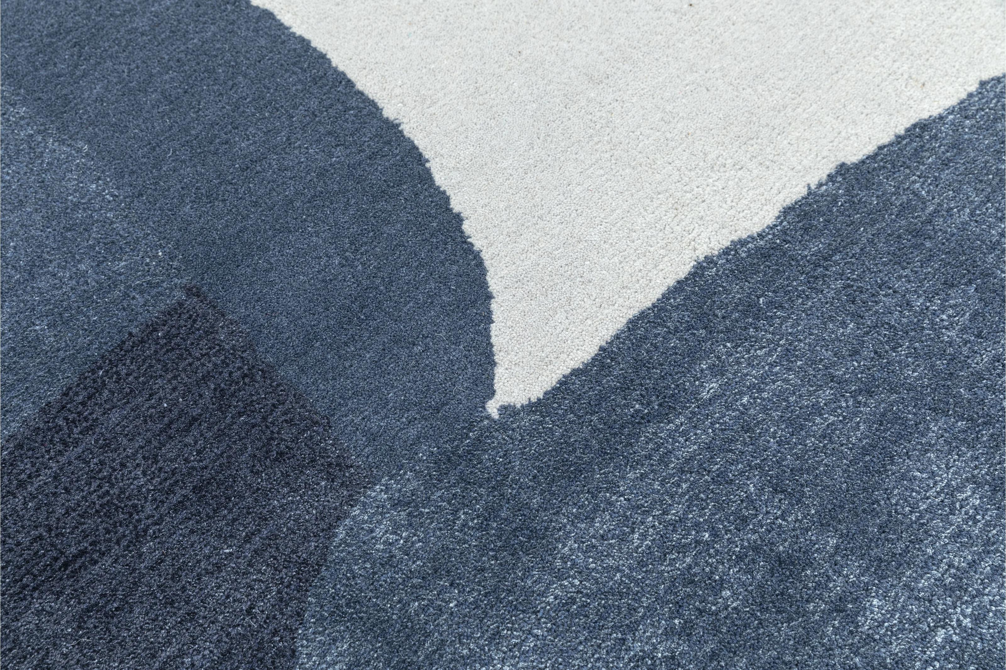 Numodern Handmade Blue Rug-7'6"x9'6" thumbnail 5
