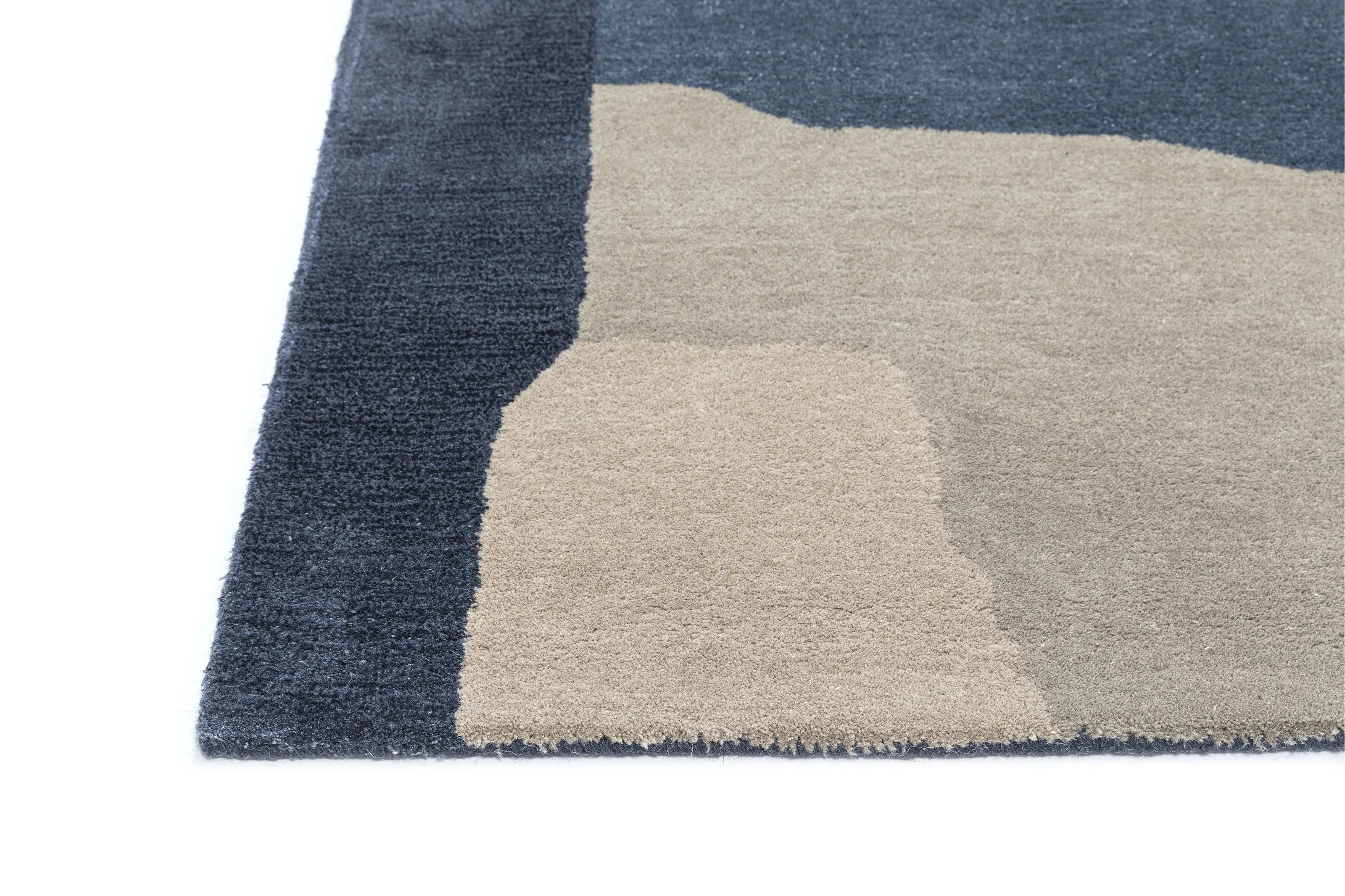 Numodern Handmade Blue Rug-7'6"x9'6" thumbnail 7