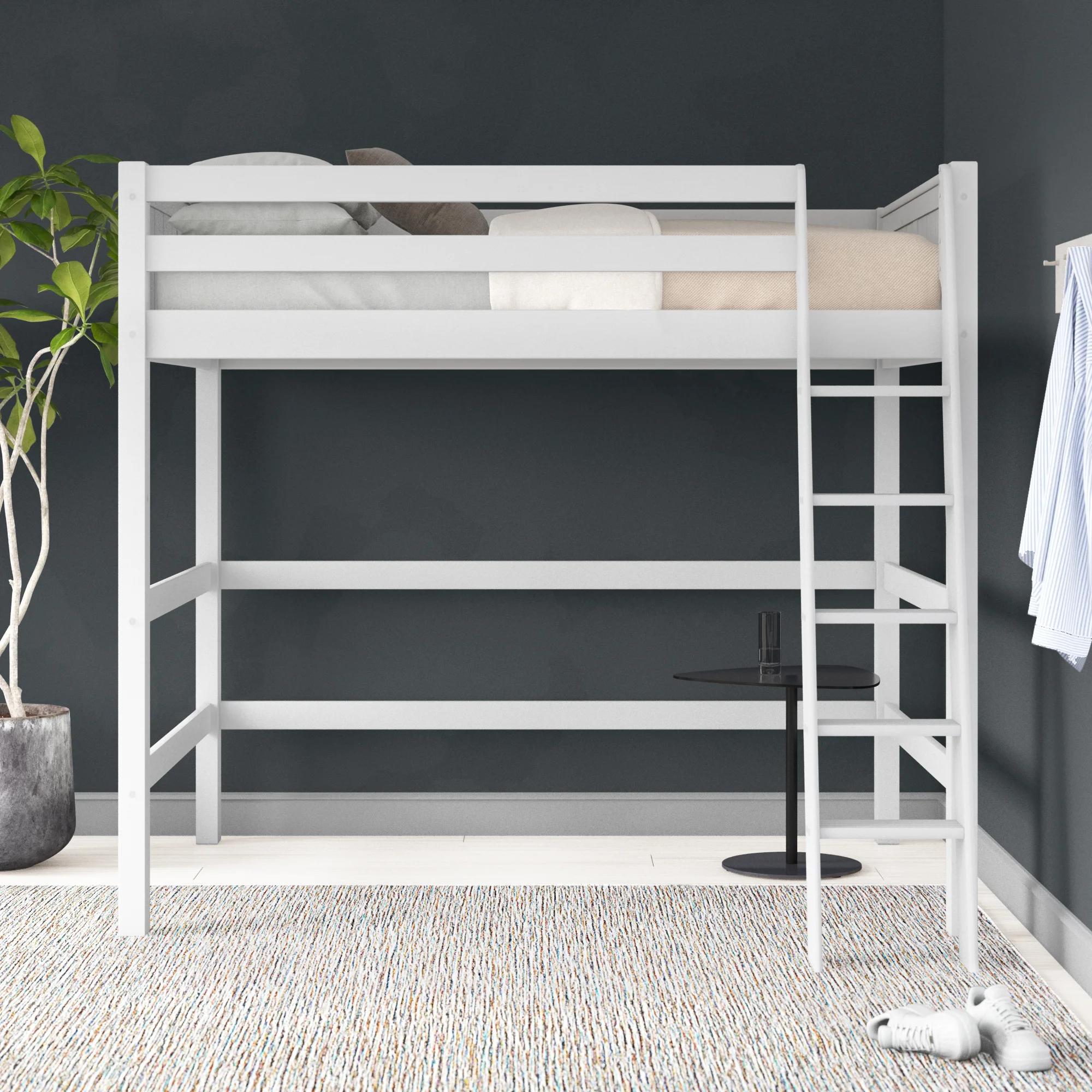 Snari Solid Wood Loft Bed by Harriet Bee-Full thumbnail 3