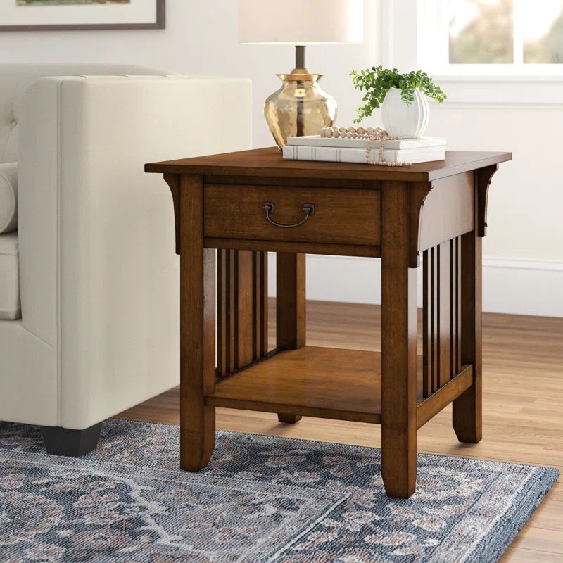 Schubert Tall End Table with Storage thumbnail 2