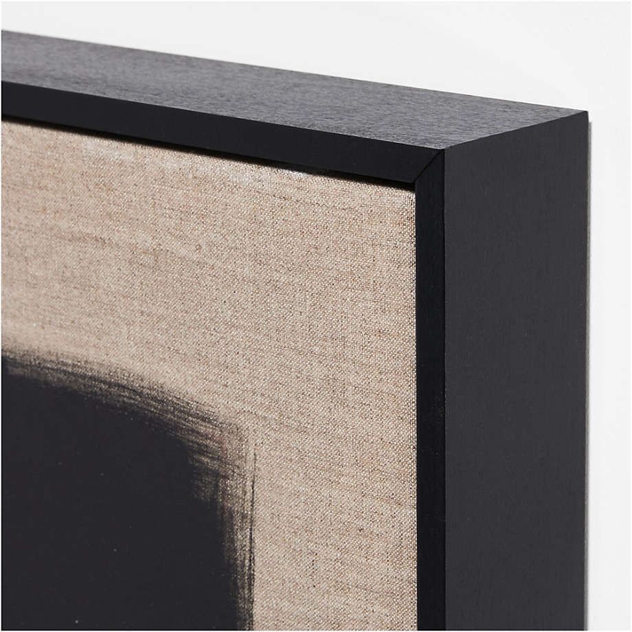 Onyx Layers' Black Textured Abstract thumbnail 4