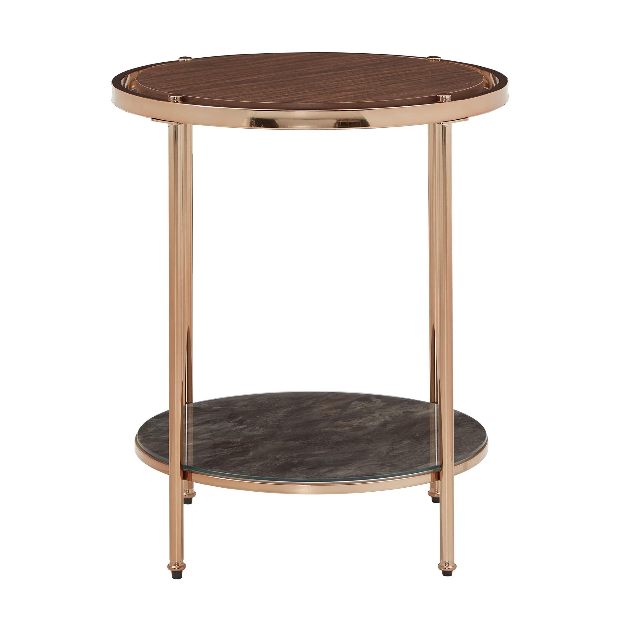 Mckenly Tall Iron End Table thumbnail 3
