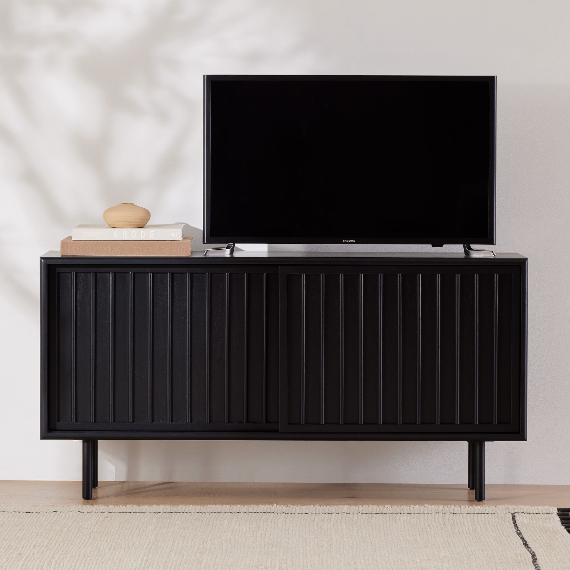 Slatted Shallow Media Console thumbnail 2
